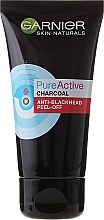 Anti-Blackhead Peel Off Mask "Pure Active Charcoal" - Garnier Skin Naturals Anti-Blackhead Peel Off Mask — photo N3