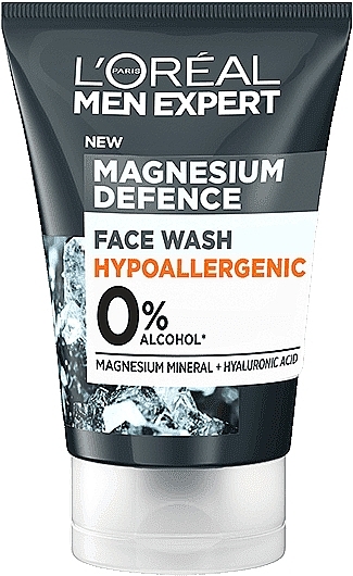 Face Cleansing Gel - L'Oreal Men Expert Magnesium Defence Face Wash — photo N1