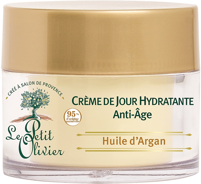 Anti-Aging Day Cream with Argan Oil - Le Petit Olivier Moisturizing Anti-Age Day Cream — photo N1