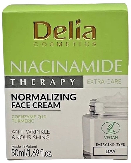 Niacinamide Normalizing Face Cream - Delia Niacinamide Therapy Normalizing Day Face Cream — photo N1