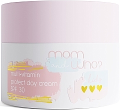 Fragrances, Perfumes, Cosmetics Multivitamin Baby Day Cream - Mom And Who Kids Multi-Vitamin Protect Day Cream SPF30
