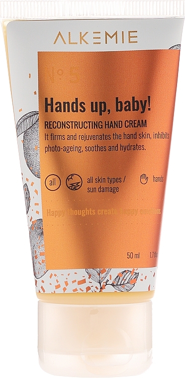 Regenerating Hand Cream - Alkmie Hands Up Baby Reconstructing Hand Cream — photo N3