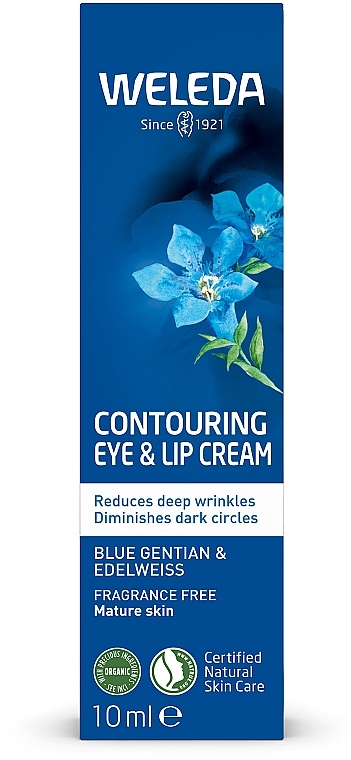 Blue Gentiana & Alpine Edelweiss Eye & Lip Contour Cream - Weleda — photo N2