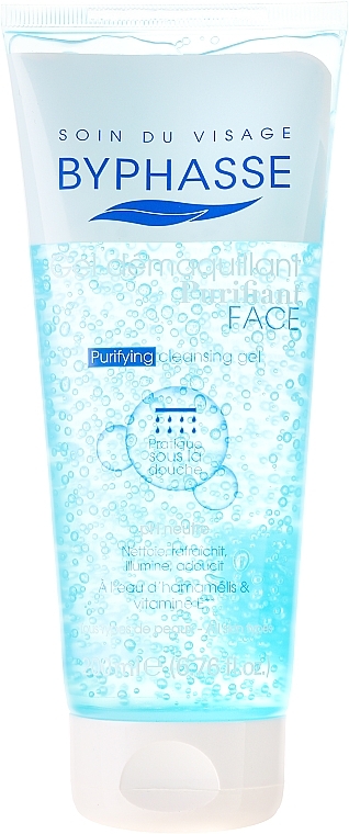 Deep Face Cleansing Gel - Byphasse Purifying Cleansing Gel All Skin Types — photo N1