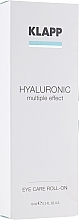 Fragrances, Perfumes, Cosmetics Hyaluronic Eyelid Gel - Klapp Hyaluronic Eye Roll-On