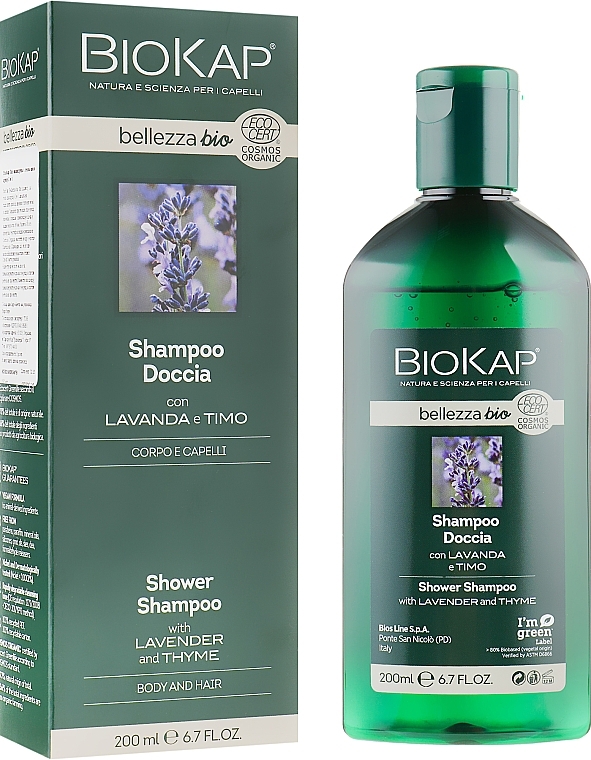 Shower Shampoo-Gel - BiosLine BioKap — photo N1