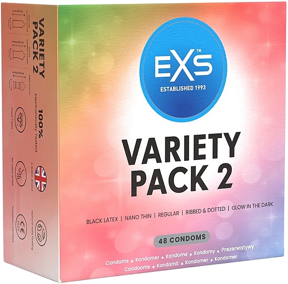 Condoms - EXS Mixed Variety Pack 2 Condoms — photo N1