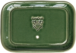 Ceramic Soap Dish, green - RareCraft Soap Dish Green — photo N1