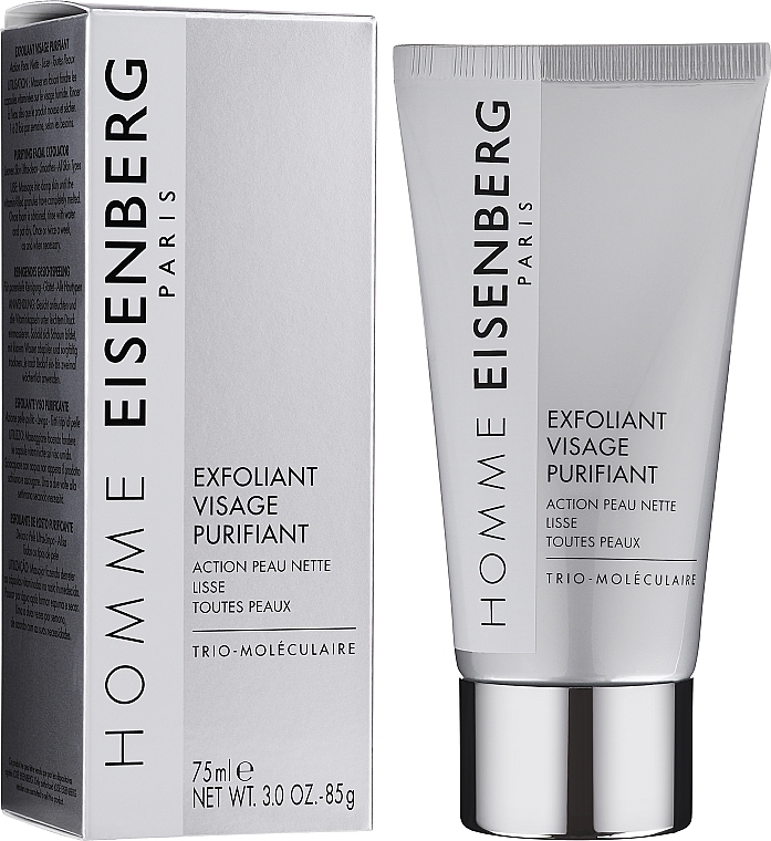 Face Exfoliator Gel - Jose Eisenberg Homme Trio-Molecular Purifying Facial Exfoliator — photo N2