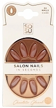 Fragrances, Perfumes, Cosmetics False Nail Set - Sosu by SJ Salon Nails In Seconds Chocolate Glazed