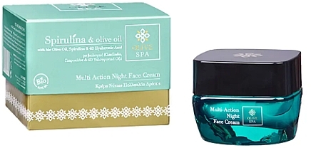 Multifunctional Night Face Cream - Olive Spa Multi-Action Night Cream — photo N1