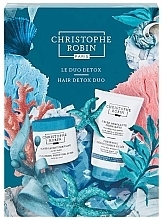 Fragrances, Perfumes, Cosmetics Set - Christophe Robin Hair Detox Duo (scrub/40ml + cond/75ml + shm/12ml)