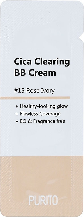 GIFT! BB-Cream with Centella Extract - Purito Cica Clearing BB cream (sample) — photo N1