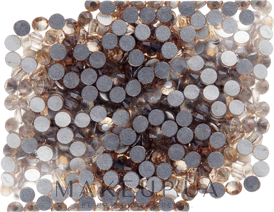 Decorative Nail Crystals 'Crystal Golden Shadow', SS size 06, 500 pcs. - Kodi Professional — photo N1