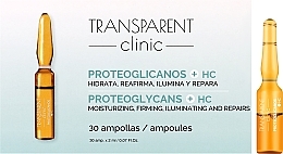 Fragrances, Perfumes, Cosmetics Face Ampoules - Transparent Clinic Proteoglicanos + HC
