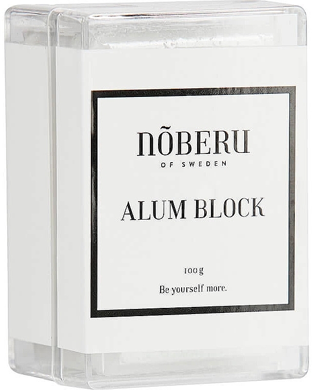 Shaving Alum - Noberu Of Sweden Alum Block — photo N1