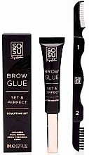 Sosu Cosmetics Brow Glue Sculpting Kit - Eyebrow kit — photo N1