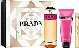 Fragrances, Perfumes, Cosmetics Prada Candy - Set (edp/80ml + b/lot/100ml + edp/10ml) 