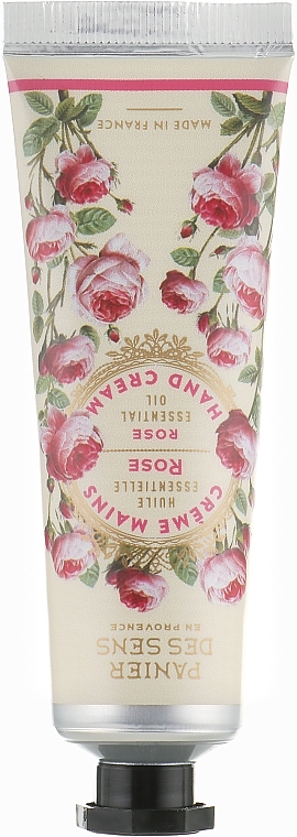 Gift Set "Rose" - Panier Des Sens Rose Cracker (h/cream/30ml + lip/balm/15ml) — photo N3