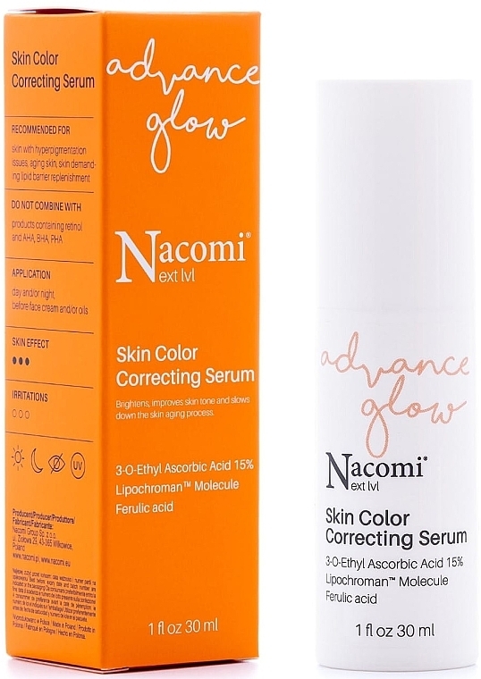 Skin Tone Correcting Serum - Nacomi Next Level Skin Color Corecting Serum — photo N1