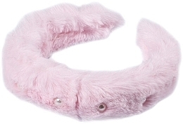 Hair Hoop with Faux Fur, 27932, pink - Top Choice — photo N1