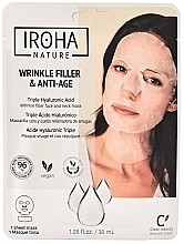 Fragrances, Perfumes, Cosmetics Wrinkle Filler Face Mask - Iroha Nature Wrinkle Filler & Anti-Age Tissue Face & Neck Mask