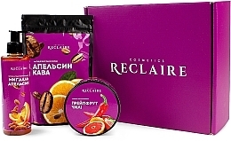 Fragrances, Perfumes, Cosmetics Triple Hot Anti-Cellulite Complex Set - Reclaire (scrub/250g + wrap/200ml + oil/200ml)