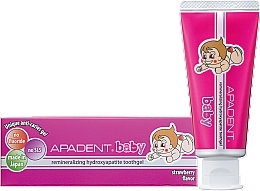 Baby Tooth Gel - Sangi Apadent Baby Toothgel Strawberry Flavor — photo N1