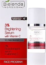 Fragrances, Perfumes, Cosmetics 3% Brightening Serum with Vitamin C - Bielenda Professional Face Program Brightening Serum With Vitamin C