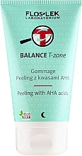 GIFT! T-Zone Gommage Peeling with AHA Acids - Floslek Balance T-Zone Scrub Peeling With AHA Acids — photo N1