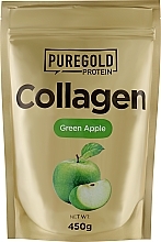 Collagen with Vitamin C & Zinc, green apple - PureGold Collagen Marha — photo N2