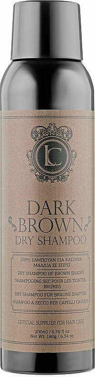 Dry Brown Shampoo - Lavish Care Dry Shampoo Dark Brown — photo N1