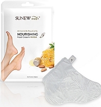 Foot Mask - Sunew Med+ Foot Mask With Sweet Almond Oil And Royal Jelly — photo N1