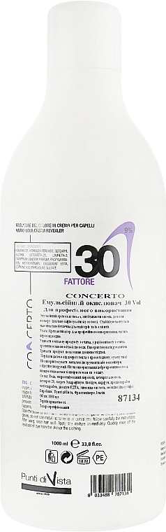 Emulsion Oxidizer 9% - Punti Di Vista Concerto Cream-Emulsion vol.30 — photo N4