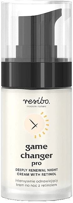 Intensive Renewing Retinol Night Cream - Resibo Game Changer Pro — photo N1