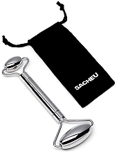 Stainless Steel Face Roller - Sacheu Beauty — photo N1